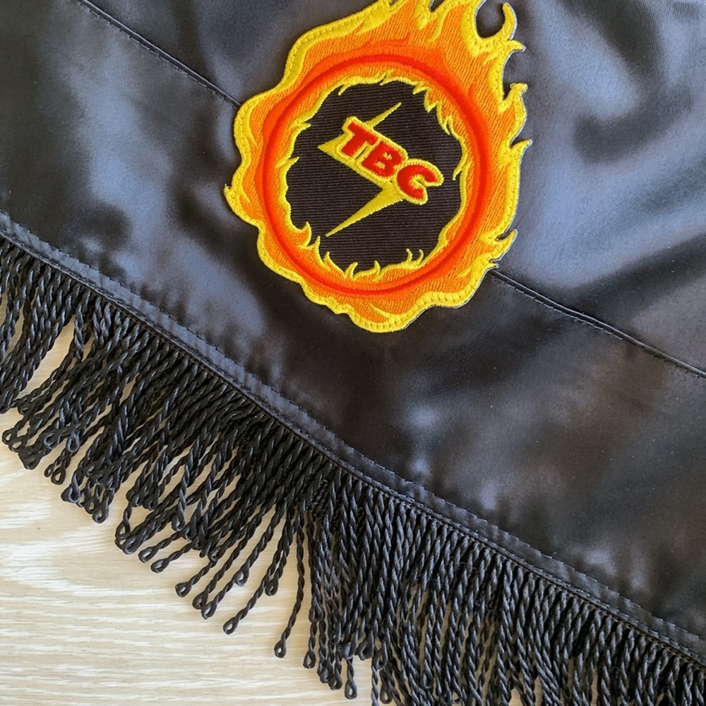 Burner Vintage Adidas Thai Boxing 2018 Burner Fringe Shorts. Black. Size 170 M. - Picture 3 of 16